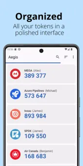 Aegis Authenticator screenshot 1