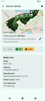 BLE Radar screenshot 4