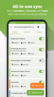 DAVx⁵ screenshot 2