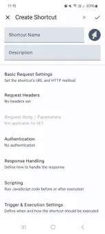 HTTP Request Shortcuts screenshot 3