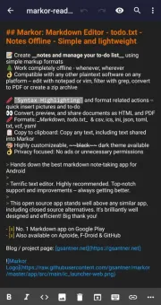 Markor screenshot 2