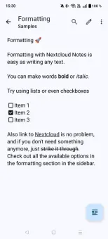Nextcloud Notes screenshot 4