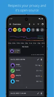 openScale screenshot 1