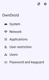 OwnDroid screenshot 1
