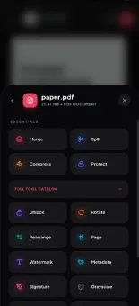 PaperKnife screenshot 2