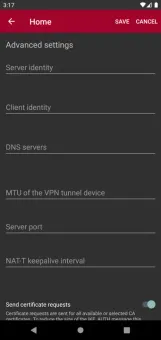 strongSwan VPN Client screenshot 4