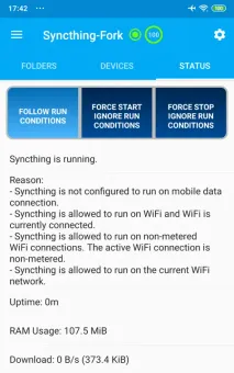 Syncthing-Fork screenshot 3